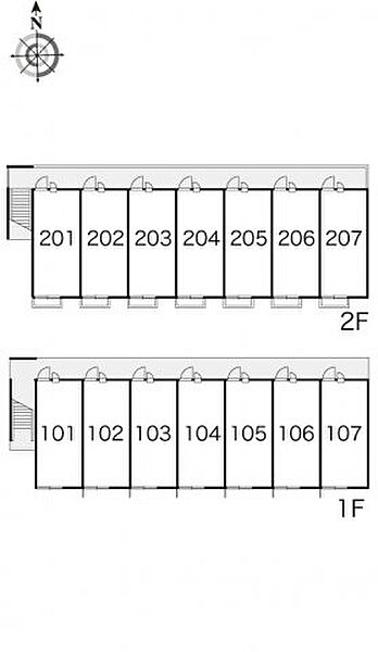 レオパレスサンライズ春日 105｜徳島県徳島市春日1丁目(賃貸アパート1K・1階・23.18㎡)の写真 その4