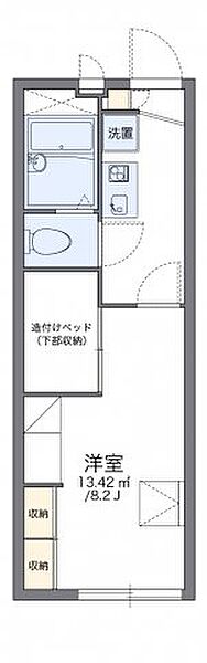 レオパレス三ツ合橋I 202｜徳島県徳島市中前川町5丁目(賃貸アパート1K・2階・22.35㎡)の写真 その2