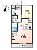 Comforce 橋本 206 ｜ 徳島県徳島市八万町橋本340（賃貸アパート1LDK・1階・36.00㎡） その2