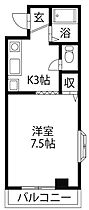 徳島県徳島市山城西4丁目22（賃貸マンション1DK・3階・29.71㎡） その2