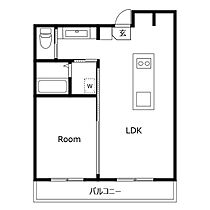 ＨＡＣＯＮｉＳ　ａｐａｒｔｍｅｎｔ 201 ｜ 徳島県徳島市末広3丁目4-13（賃貸マンション1LDK・2階・45.00㎡） その2