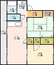 コォーリングマンション2 103 ｜ 徳島県徳島市北田宮2丁目6-8（賃貸マンション2LDK・1階・52.70㎡） その2