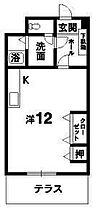 グランセ田宮 204 ｜ 徳島県徳島市南田宮3丁目6-48（賃貸マンション1R・2階・35.27㎡） その2