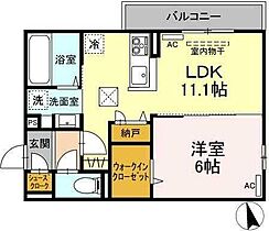 モンプリミエ　ルラシオンIII 101 ｜ 徳島県徳島市富田橋8丁目43番3（賃貸アパート1LDK・1階・42.79㎡） その2