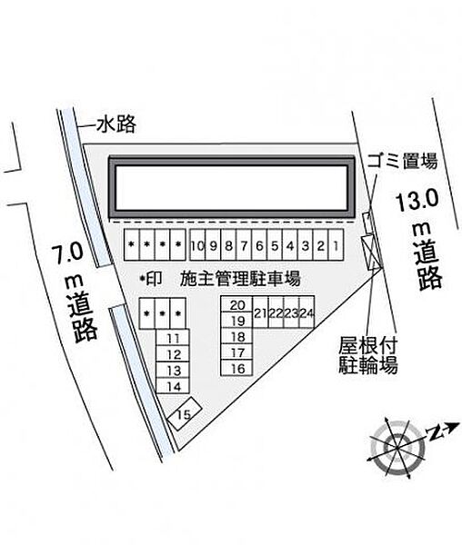 レオパレス葉月 209｜徳島県板野郡藍住町笠木字東野(賃貸アパート1K・2階・28.02㎡)の写真 その3