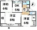 渦森団地6号館1階6.6万円