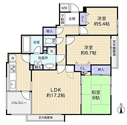間取図画像 3LDK