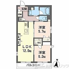 物件の間取り