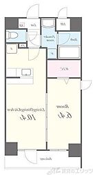 エクセルシア天神橋 1LDKの間取図画像