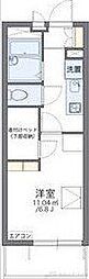レオパレスあゆみ 1Kの間取図画像