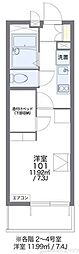 レオパレスイーズプレイス 1Kの間取図画像
