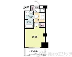 セレニテ新大阪弐番館 1Kの間取図画像
