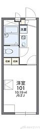 レオパレス佐井寺 1Kの間取図画像