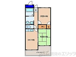 メゾンエルミタージュ 3LDKの間取図画像