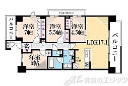 ガーデンパレス吹田千里丘Bright 4LDKの間取図画像