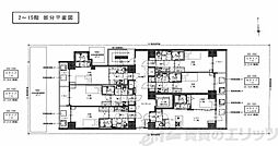S-RESIDENCEESAKALible 1Kの間取図画像