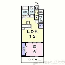 マストリア 1LDKの間取図画像
