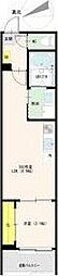 サンメイプル上新庄 1LDKの間取図画像