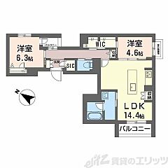 物件の間取り