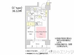 Urbanex江坂広芝 1LDKの間取図画像