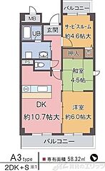 物件の間取り