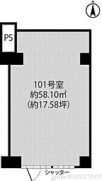 ボー・ドミール南茨木 3LDKの間取図画像