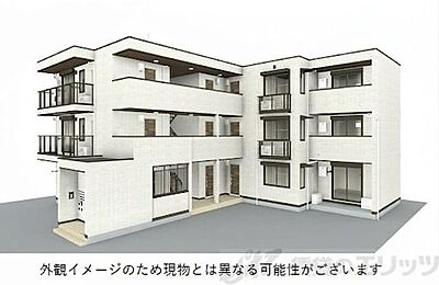 外観：外観パース図