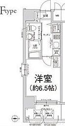 エスリード江坂江の木町 1Kの間取図画像