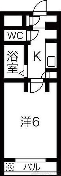フラワーマンション 102｜大阪府吹田市垂水町１丁目(賃貸マンション1K・1階・18.00㎡)の写真 その2