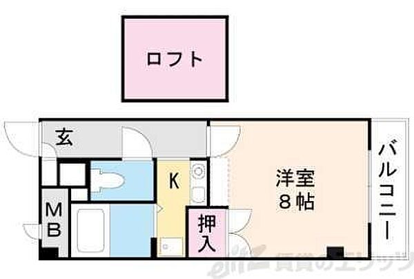 ETOLIE M・TIII 401｜大阪府高槻市津之江町１丁目(賃貸マンション1K・4階・24.96㎡)の写真 その2