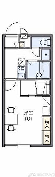 レオパレスクレール 103｜大阪府茨木市鮎川４丁目(賃貸アパート1K・1階・23.18㎡)の写真 その2