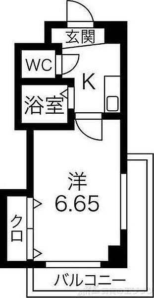 ベルメゾン千里山 201｜大阪府吹田市千里山東３丁目(賃貸マンション1K・2階・19.77㎡)の写真 その2