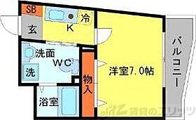 ヒルズななお 102 ｜ 大阪府吹田市岸部北５丁目10-17（賃貸マンション1K・1階・22.42㎡） その2