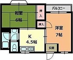 登町ハイツ 205 ｜ 大阪府高槻市登町43-1（賃貸マンション2K・2階・45.00㎡） その2