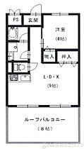 長谷マンション 303 ｜ 大阪府三島郡島本町桜井１丁目13-1（賃貸マンション1LDK・3階・35.10㎡） その2