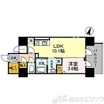 STOLZ　KISHIBE 1001 ｜ 大阪府吹田市岸部南１丁目18-1（賃貸マンション1LDK・10階・36.99㎡） その2