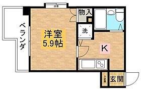 クレベール大井手  ｜ 長崎県長崎市大井手町（賃貸マンション1K・10階・20.89㎡） その2