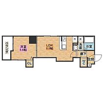 Estela桶屋町  ｜ 長崎県長崎市桶屋町（賃貸マンション1LDK・2階・33.67㎡） その2