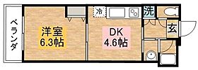 リバーサイド岩永  ｜ 長崎県長崎市万屋町（賃貸マンション1DK・9階・26.16㎡） その2