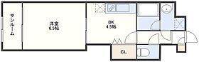 アムール扇町  ｜ 長崎県長崎市扇町（賃貸マンション1DK・3階・27.45㎡） その2