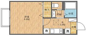 長崎県西彼杵郡長与町まなび野２丁目（賃貸アパート1K・1階・26.72㎡） その2