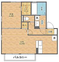 マリーローズ  ｜ 長崎県西彼杵郡時津町西時津郷（賃貸アパート1LDK・2階・48.79㎡） その2