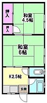 原田荘  ｜ 東京都足立区中央本町２丁目（賃貸アパート2K・1階・28.10㎡） その2