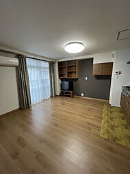 パークサイドなかむら 203 2階ワンルームのリビング/ダイニング