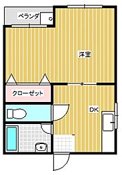 間取図画像 1DK