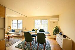 花水木ハイツ　A 201 2階2LDKのリビング/ダイニング