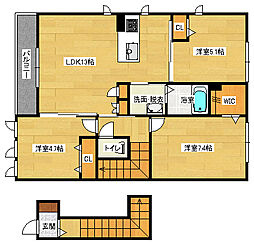 間取図画像 3LDK