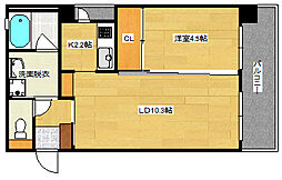 間取図画像 1LDK