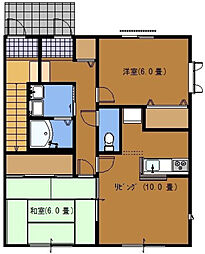 PINEHILL 2LDKの間取図画像