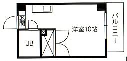 ABCマンション ワンルームの間取図画像
